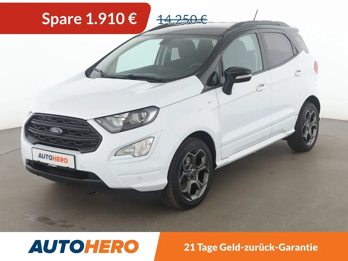Ford EcoSport 1.0 EcoBoost ST-Line*NAVI*TEMPO*CAM*PDC*SHZ* Blanc - 1