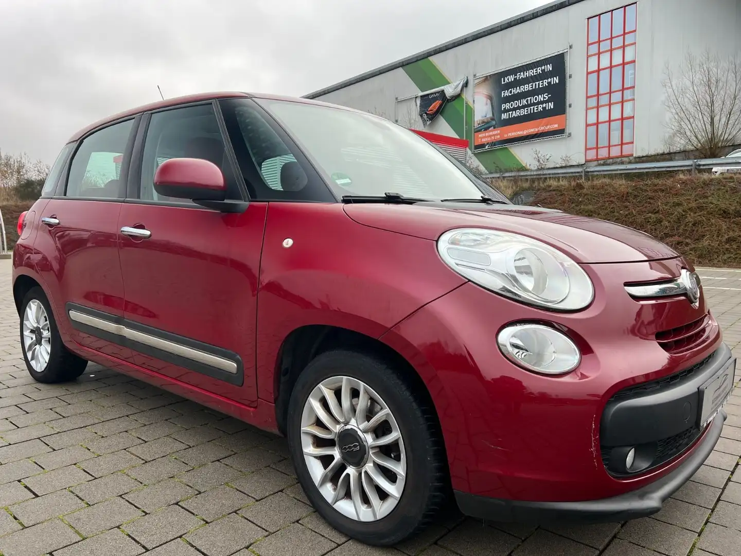 Fiat 500L Easy 1.4*KLIMA*EURO6*AHK*TEMPO*MFL*PDC* Rot - 1