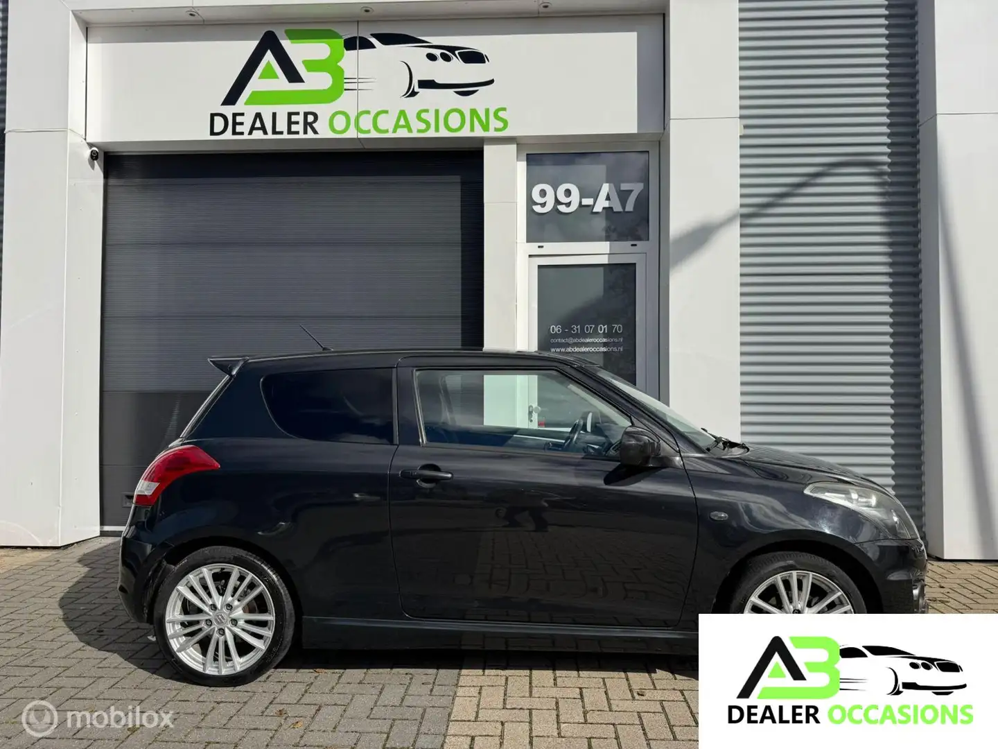 Suzuki Swift 1.6 Sport 140 PK ,Airco,Keyless,Nw Apk. Noir - 2