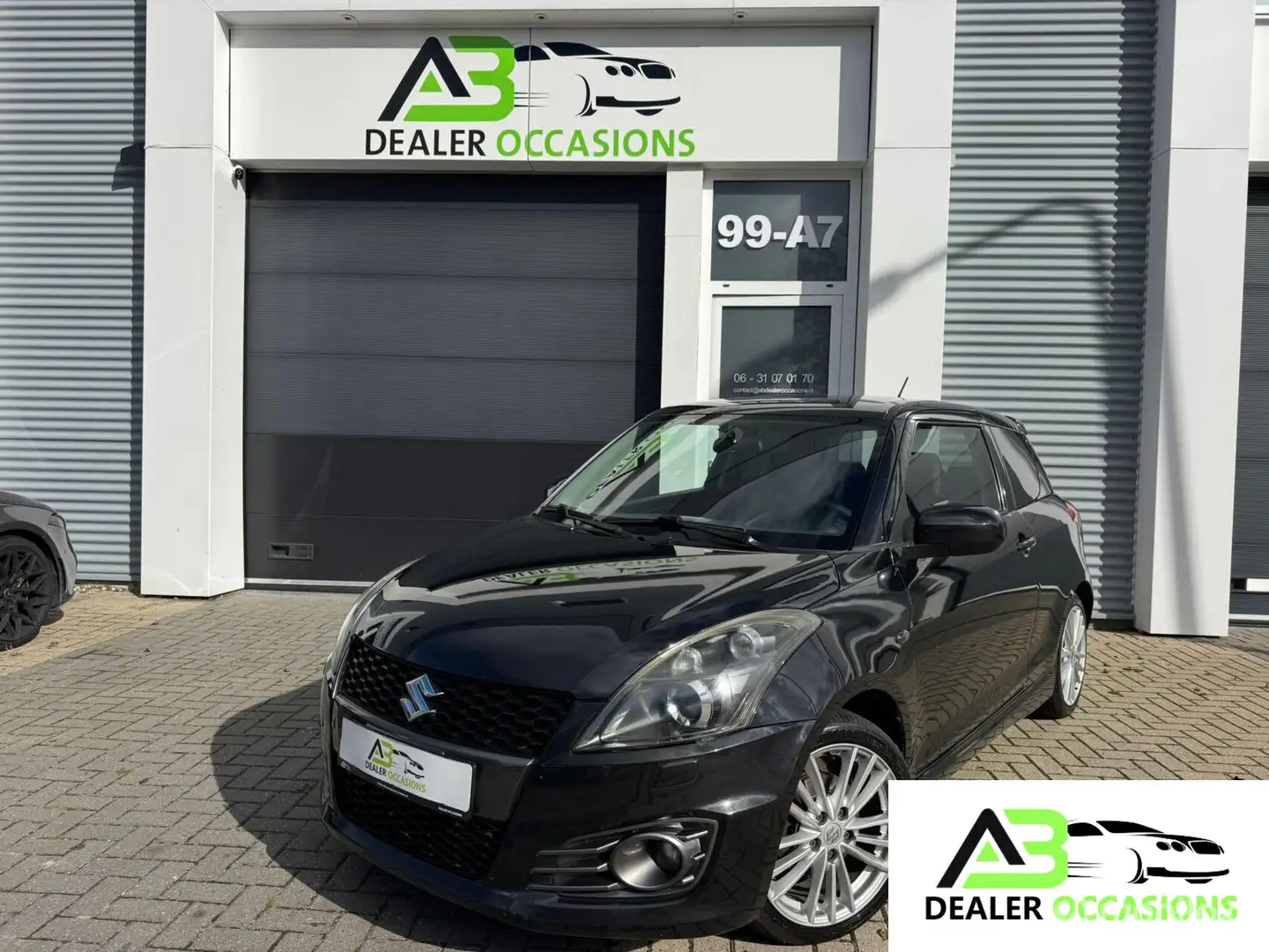 Suzuki Swift 1.6 Sport 140 PK ,Airco,Keyless,Nw Apk. Noir - 1