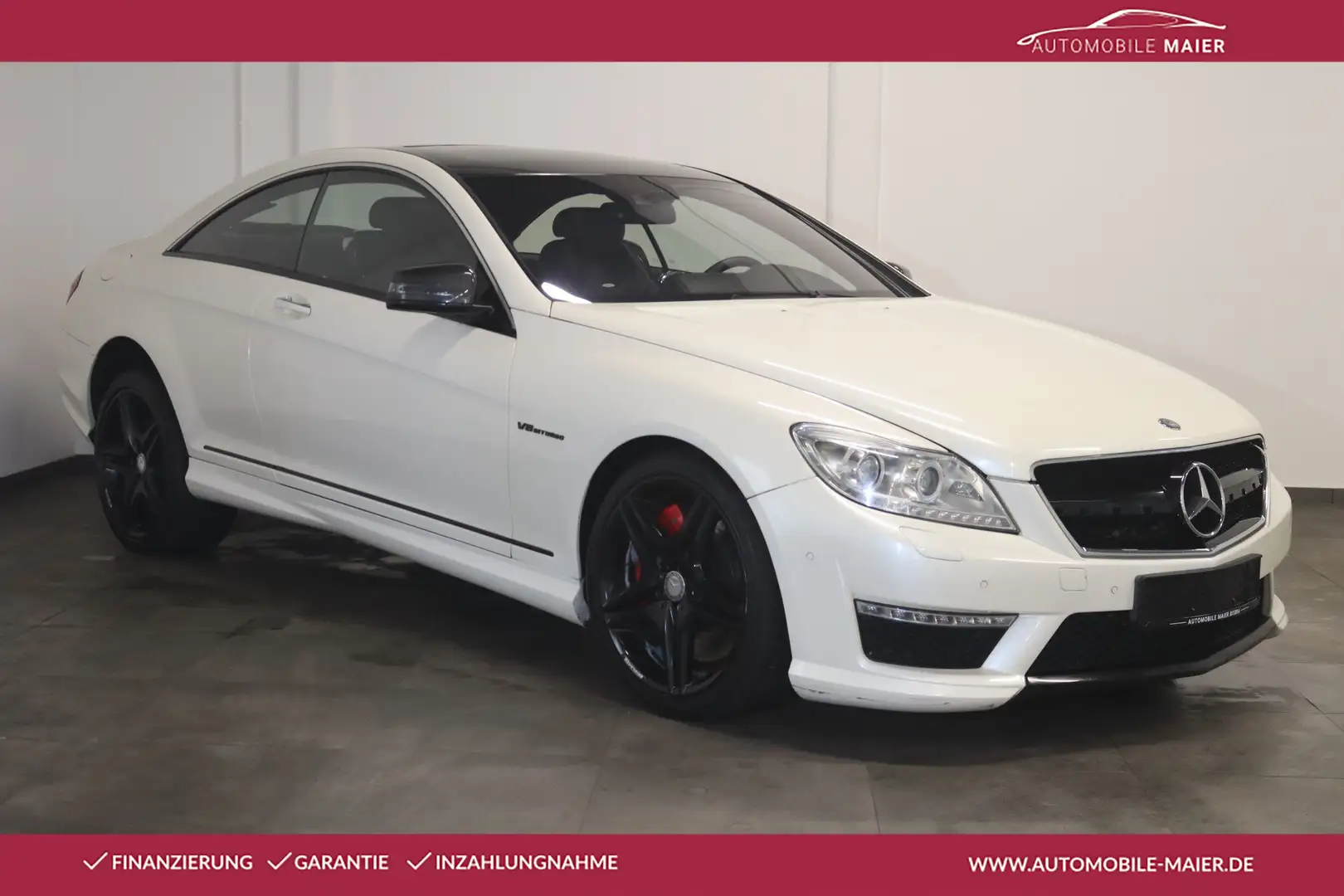 Mercedes-Benz CL 63 AMG -BI-XENON-COMAND-PANO-KAMERA-H K- Weiß - 1