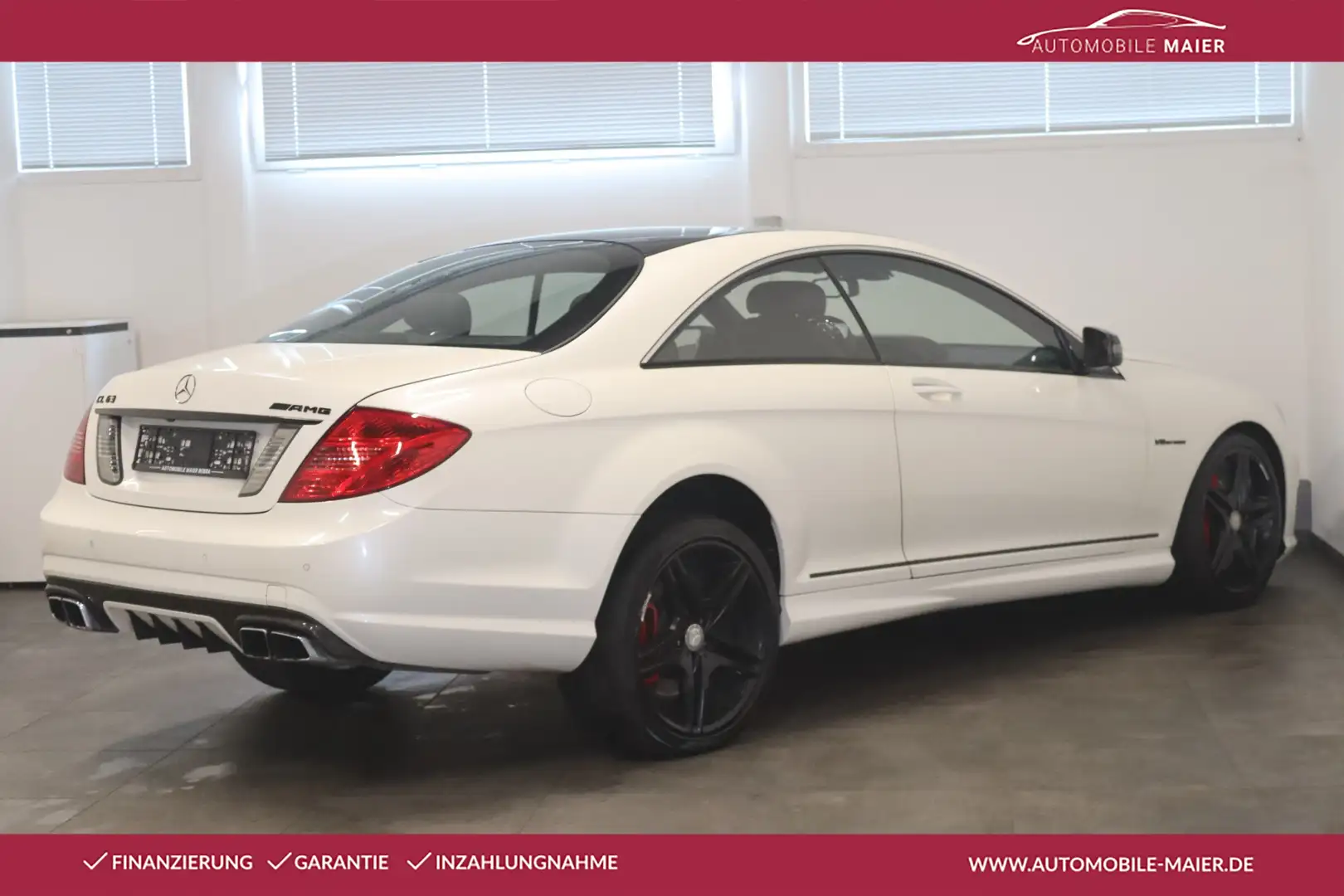 Mercedes-Benz CL 63 AMG -BI-XENON-COMAND-PANO-KAMERA-H K- Weiß - 2