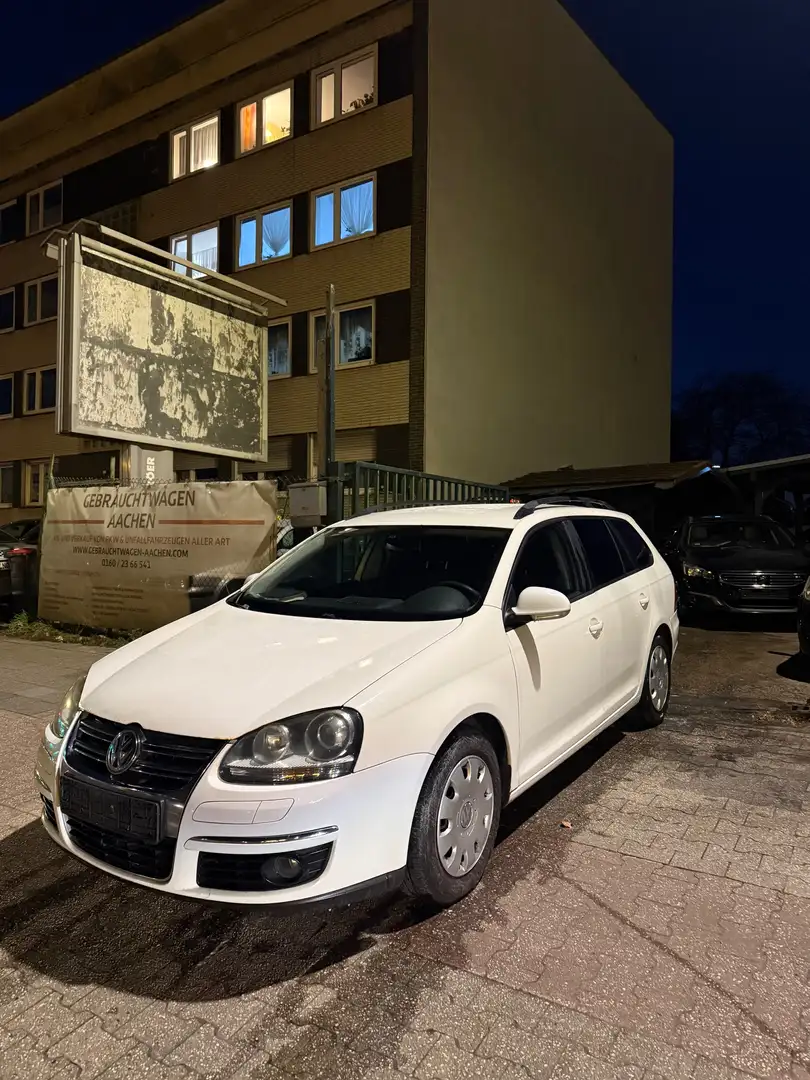 Volkswagen Golf Variant 5,1.9 Tdi,Xenon,Licht-Regensensor,Klima,Efh,Zv+Fb Weiß - 1