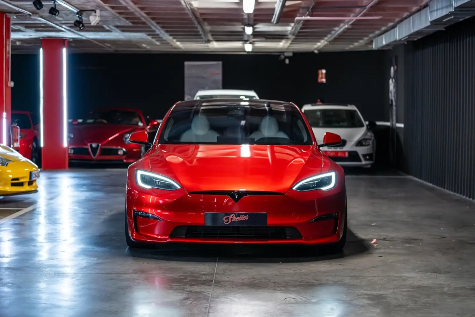 Tesla Model S Plaid AWD Blanc - 2