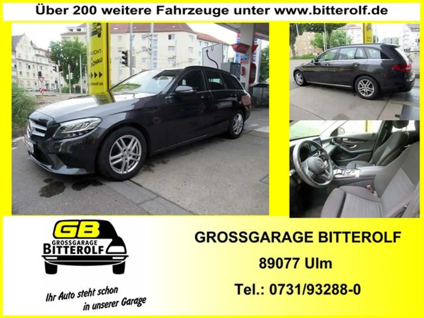 Mercedes-Benz C 200 C200d T 9G-Tronic Navi/SHZ/LED/RFK/PDC Grau - 1