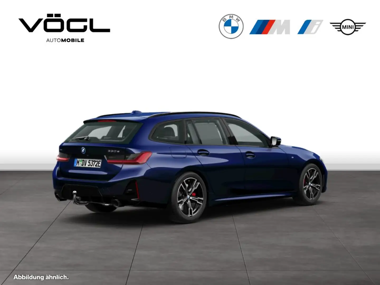 BMW 330 e xDrive Touring M Sportpaket Pro Innovationspaket Bleu - 2