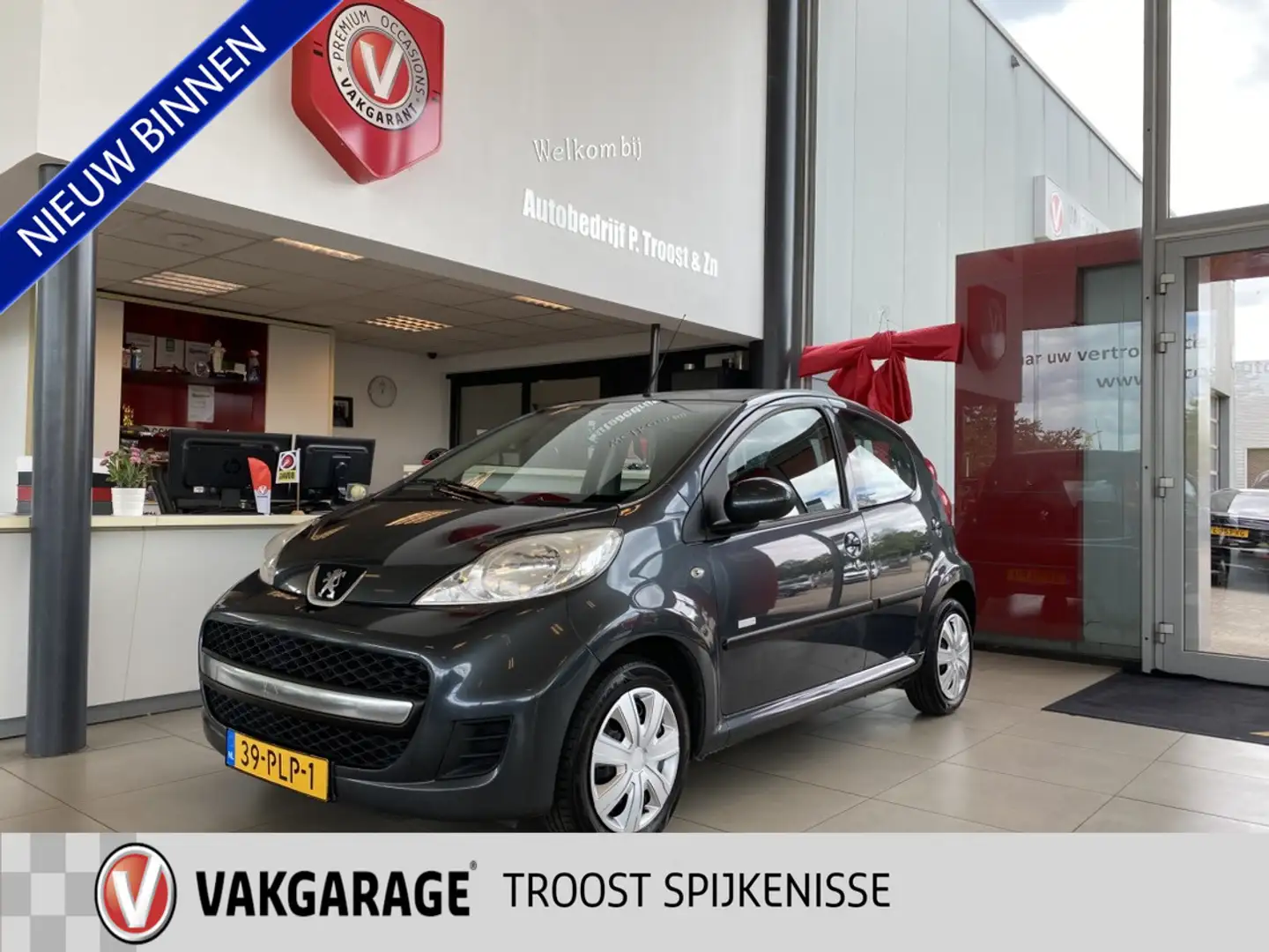 Peugeot 107 1.0-12V Millesim 200,5 Deurs,Airco,Elektrischpakke Grijs - 1