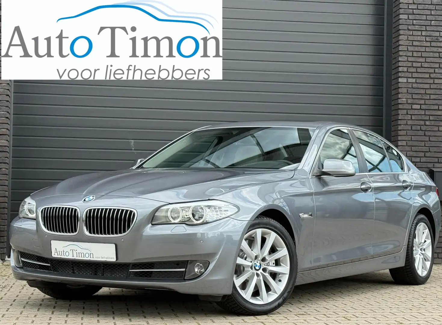 BMW 528 5-serie F10 528i Aut.-8 | 1e eig. | volledig gedoc Gris - 1