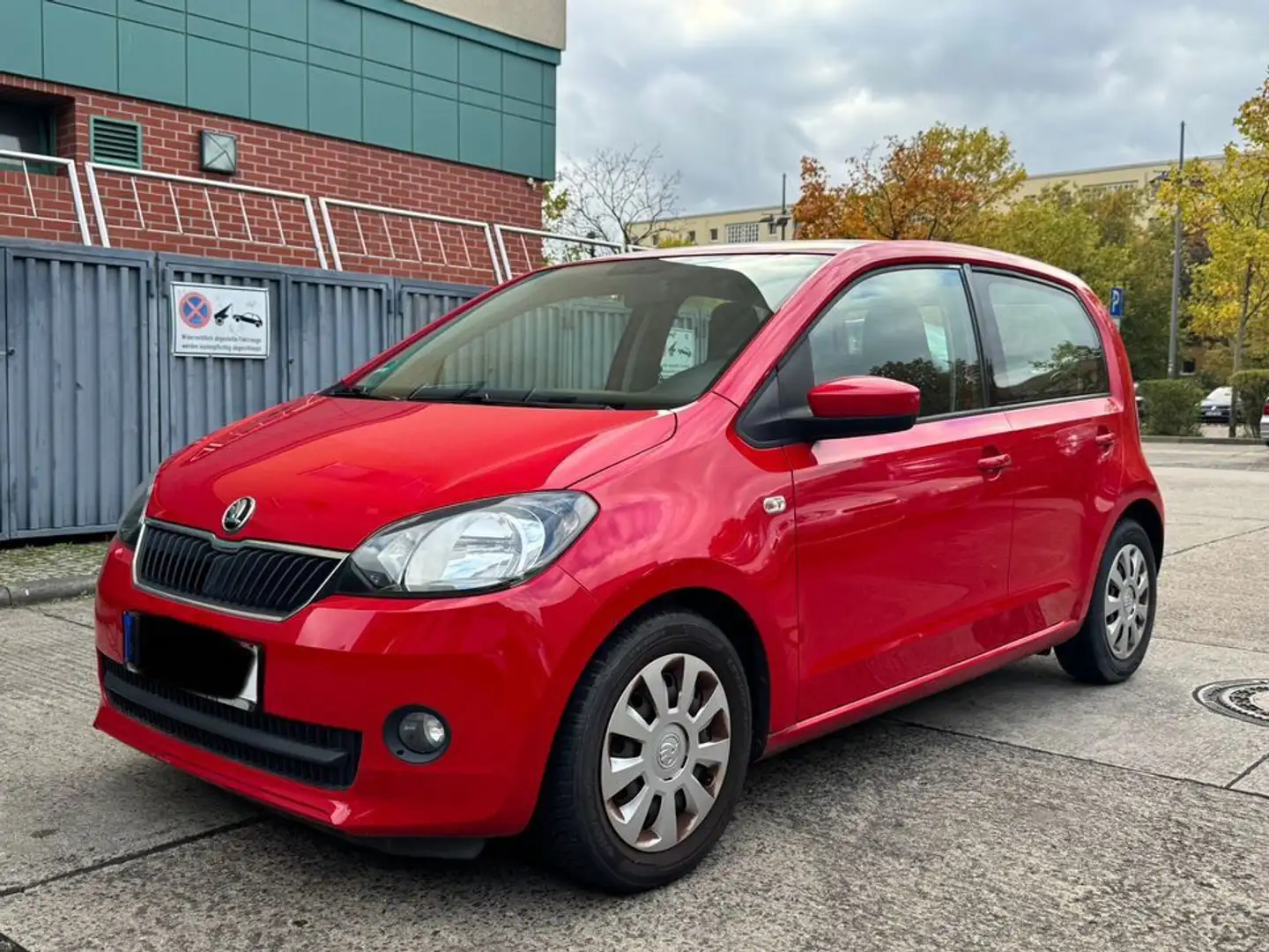 Skoda Citigo Ambition ERSTE HAND SHZ Automatik Klima Rouge - 2