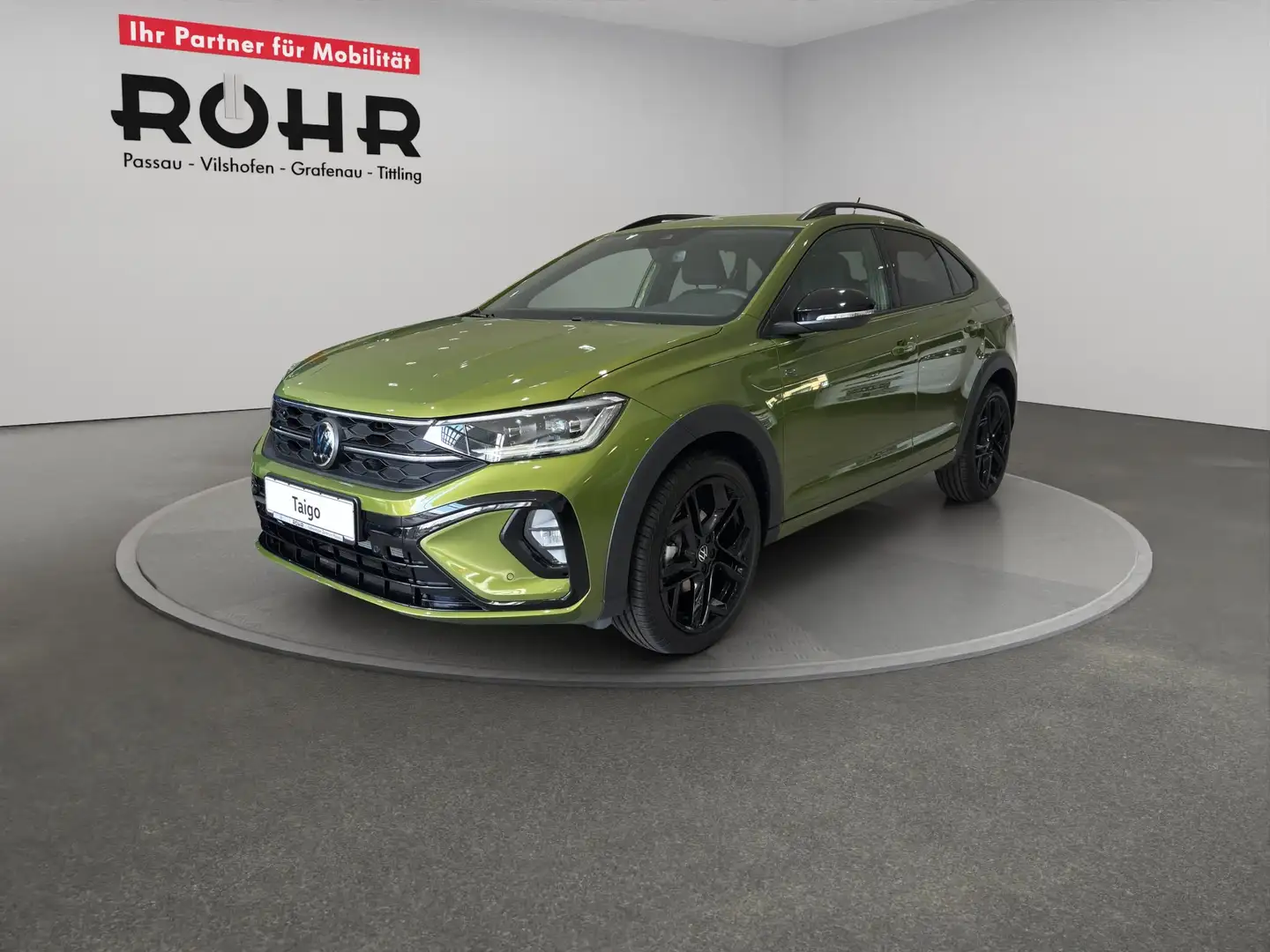 Volkswagen Taigo R-Line (AHK/Kamera/Black Style) 1.5 l TSI 7-Gang-D Grün - 2