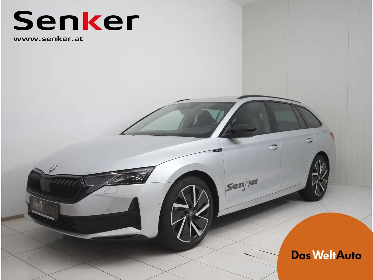 Skoda Octavia Sportline TSI mHEV DSG Серебристый - 1