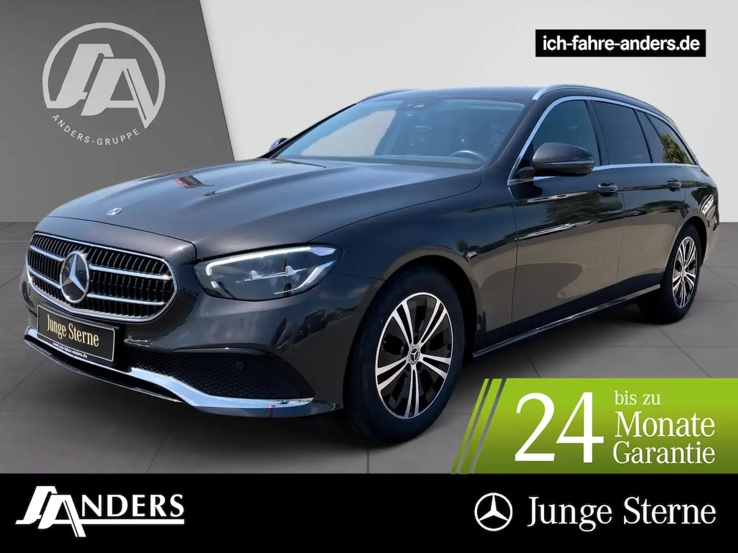 Mercedes-Benz E 220 d T Avantgarde+MBUX+SHZ+LED+Kam+AHK+EASY-P Grau - 1