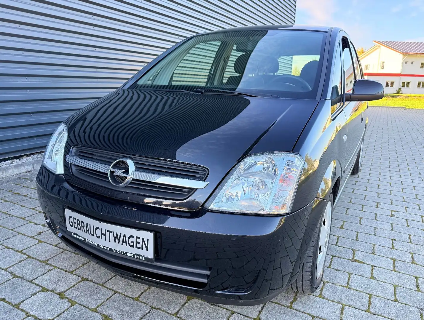 Opel Meriva 1.4 Ltr.- 16V Basis/Klima/Euro4/TÜV:neu Schwarz - 1