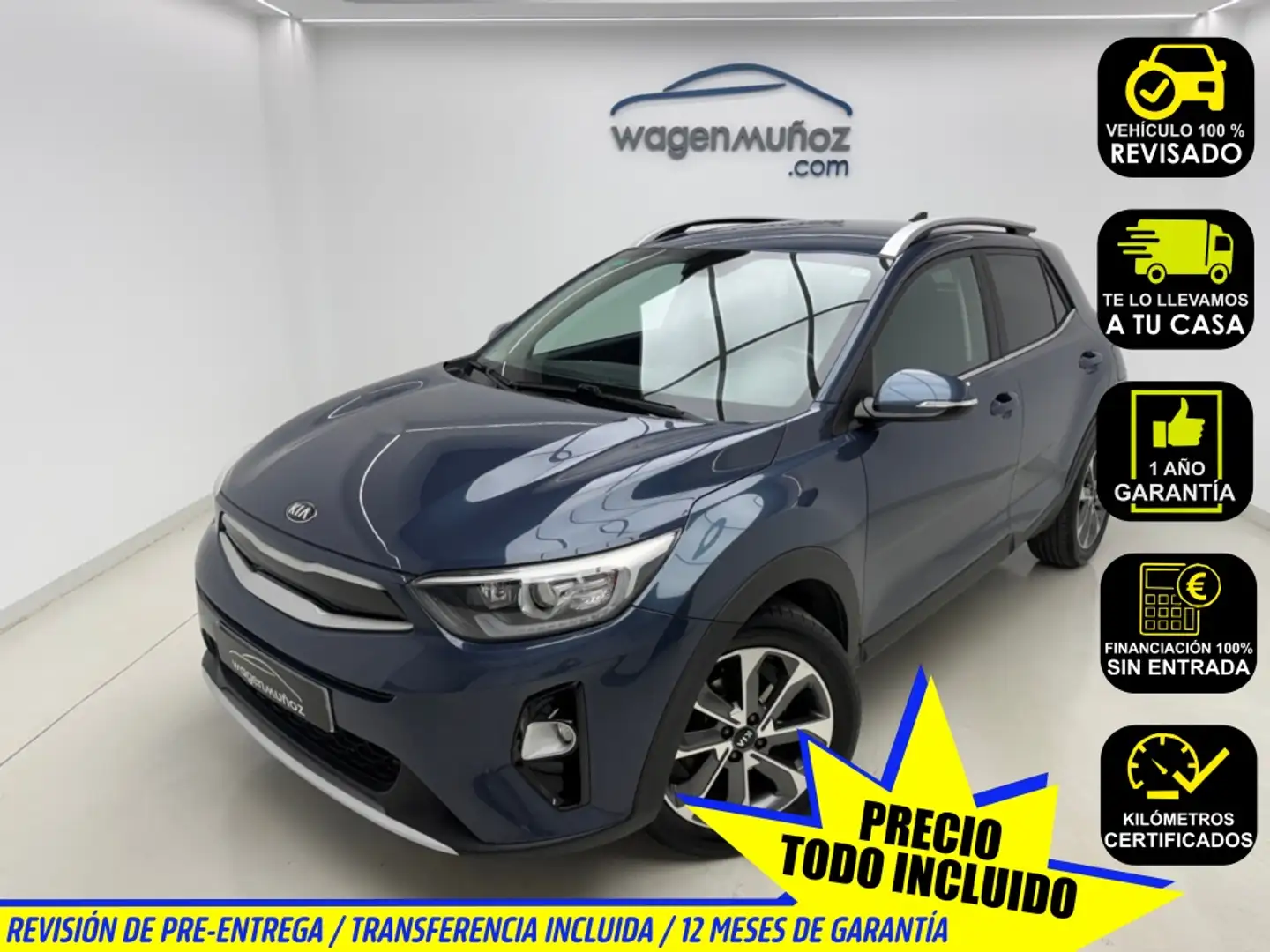 Kia Stonic 1.0 T-GDi Eco-Dynamic Tech 100 Gris - 1