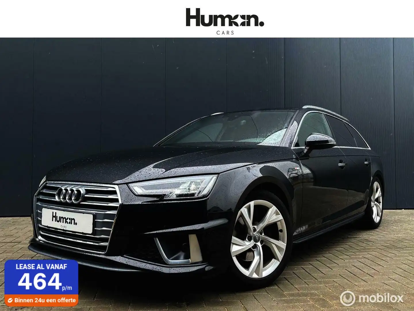 Audi A4 Avant 40 TFSI Sport S line black edition 74.000 Na Noir - 1
