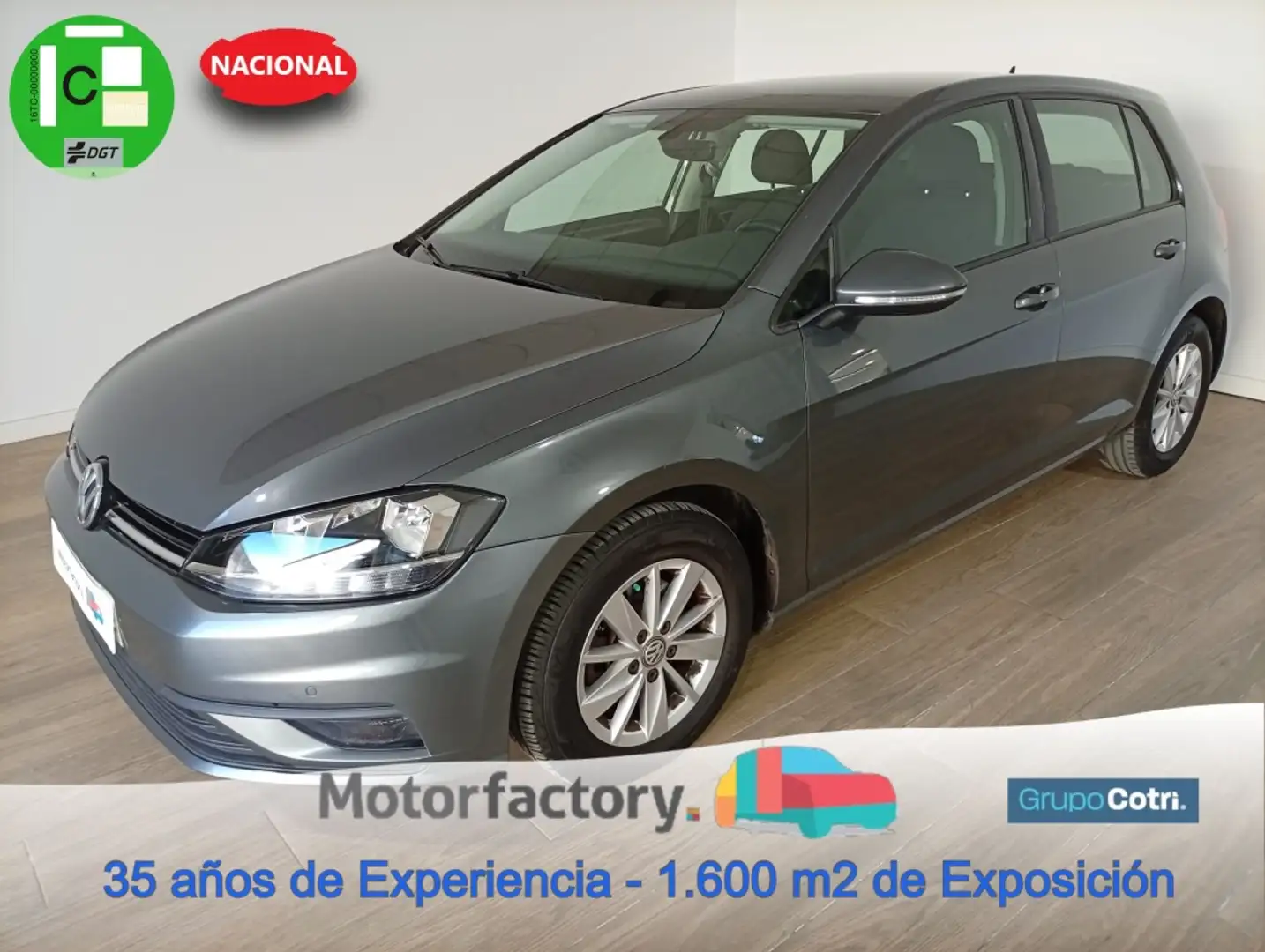Volkswagen Golf 1.6TDI Advance 85kW Gris - 1