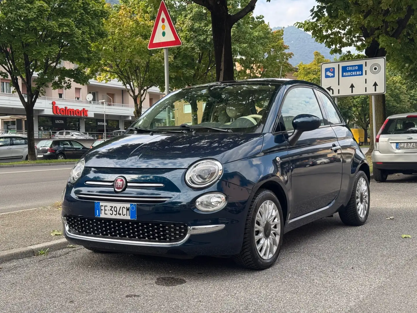 Fiat 500 500 1.2 TETTO APRIBILE - CAMBIO AUTOMATICO Blu/Azzurro - 1