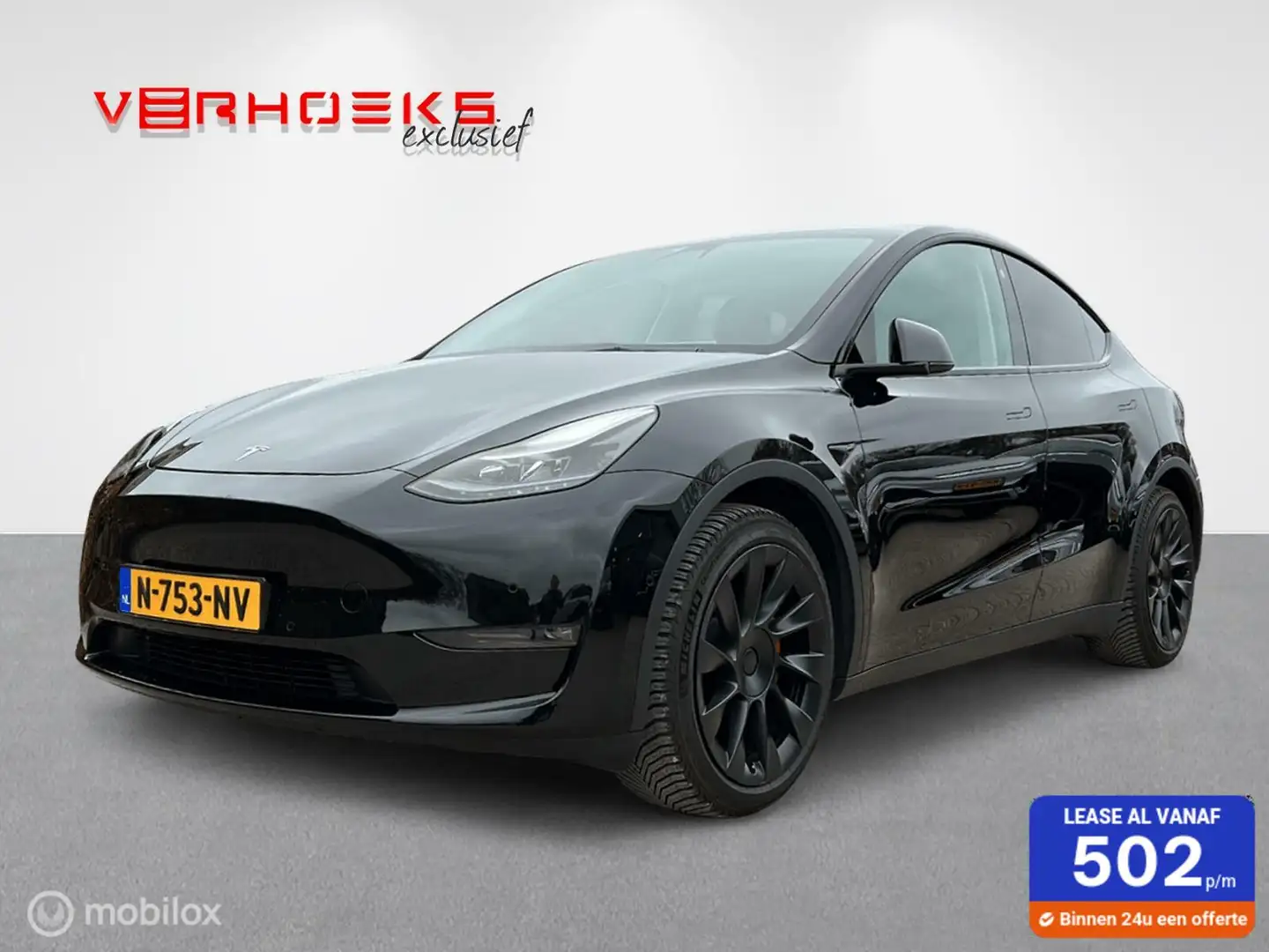 Tesla Model Y Long Range Dual Motor + Trekhaak Schwarz - 1