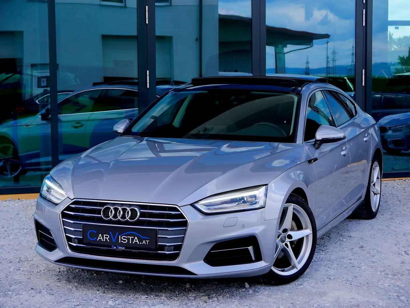 Audi A5 40 TDI sport *Panorama Glasdach* Silber - 2