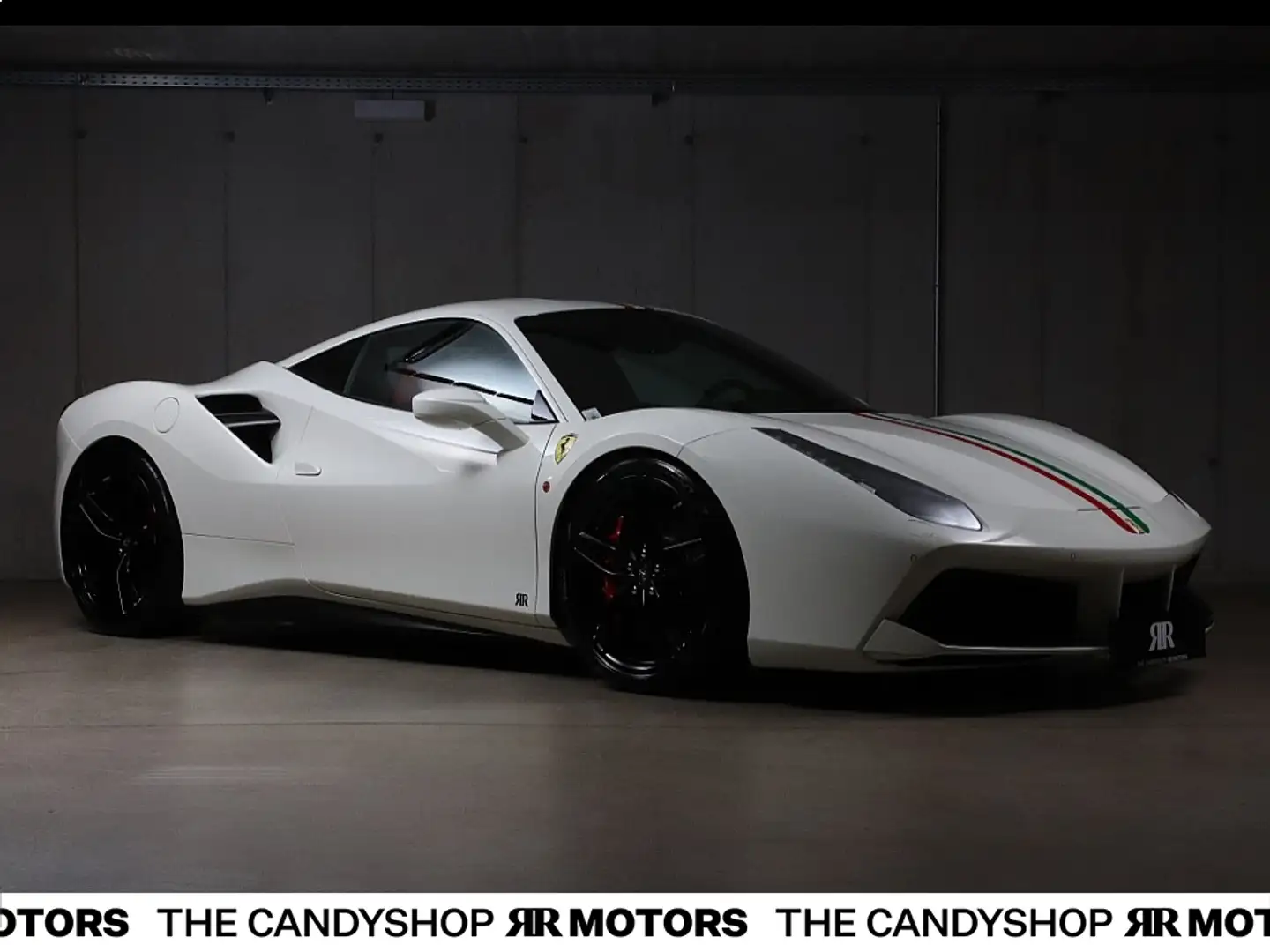 Ferrari 488 GTB *Carbon*Lift*Service_NEU*Top* Blanc - 1