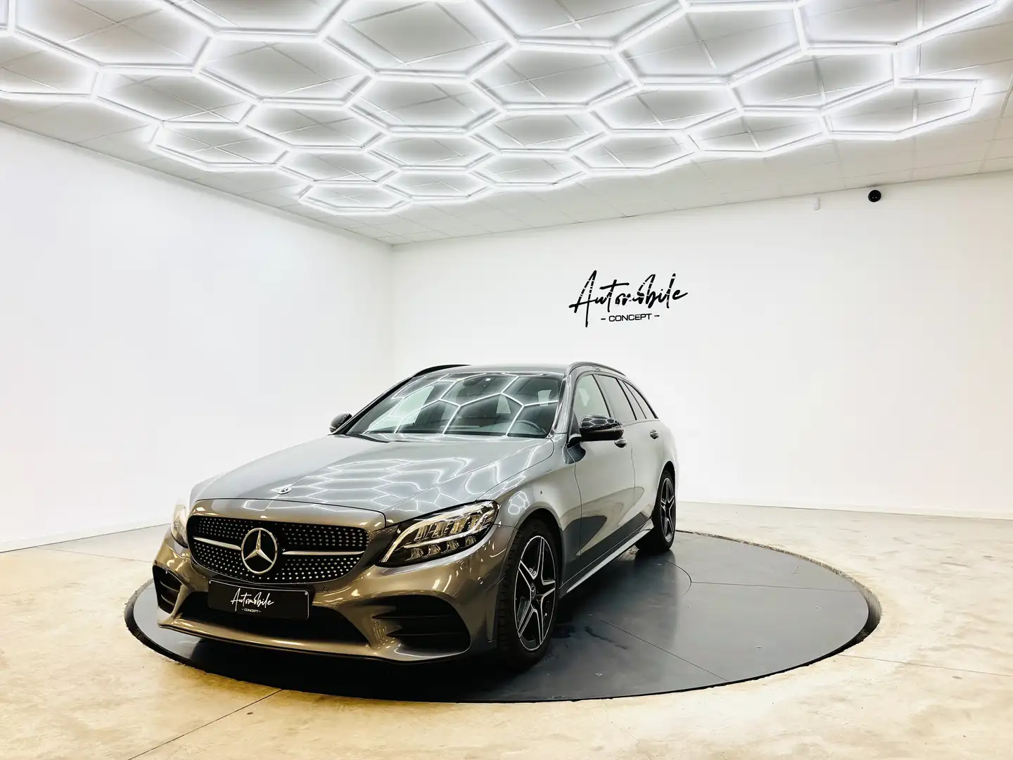 Mercedes-Benz C 200 ✅1AN GARANTIE✅1ER PROPRIO✅PACK AMG✅CARNET Szürke - 1