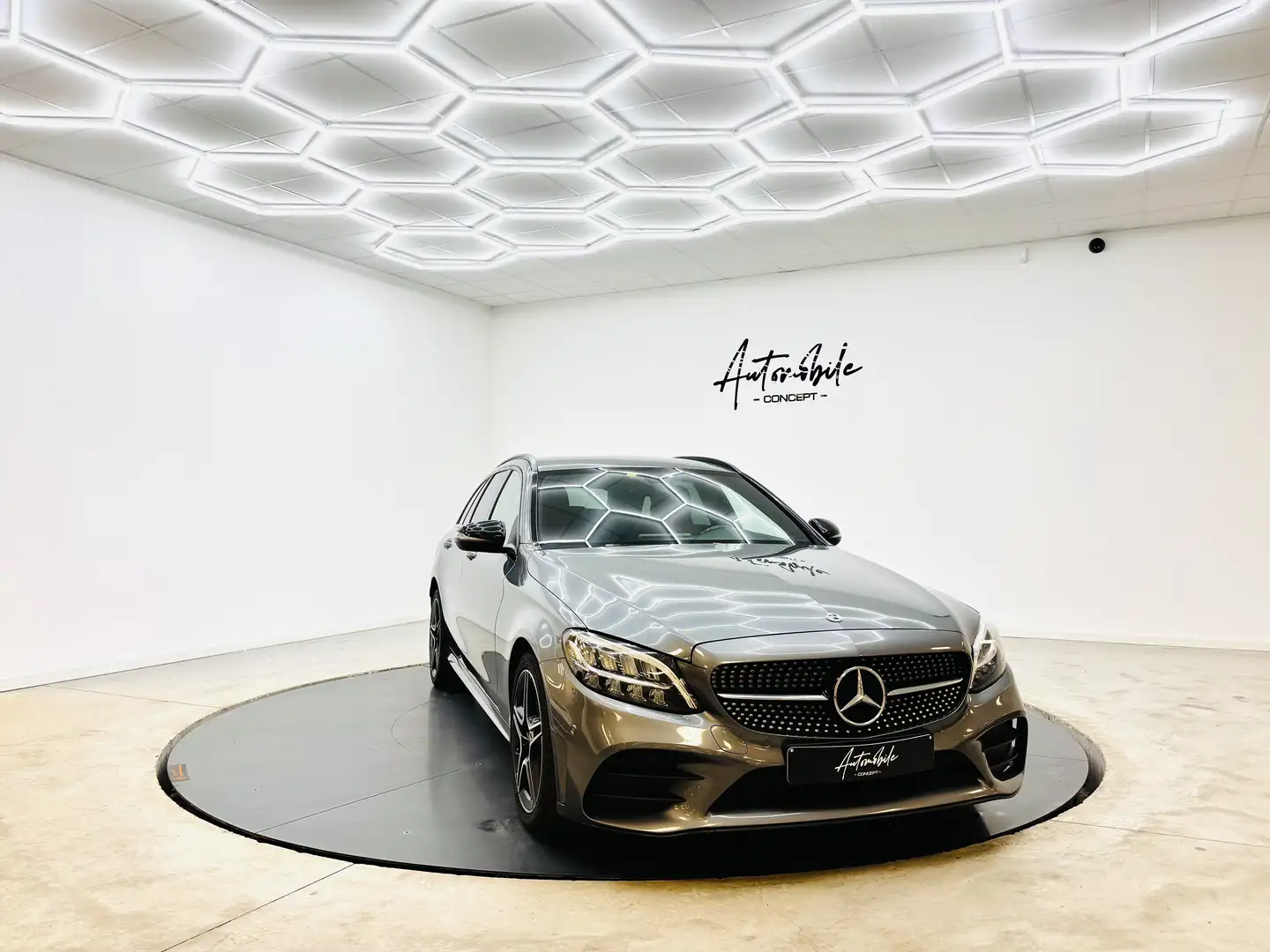 Mercedes-Benz C 200 ✅1AN GARANTIE✅1ER PROPRIO✅PACK AMG✅CARNET Szürke - 2