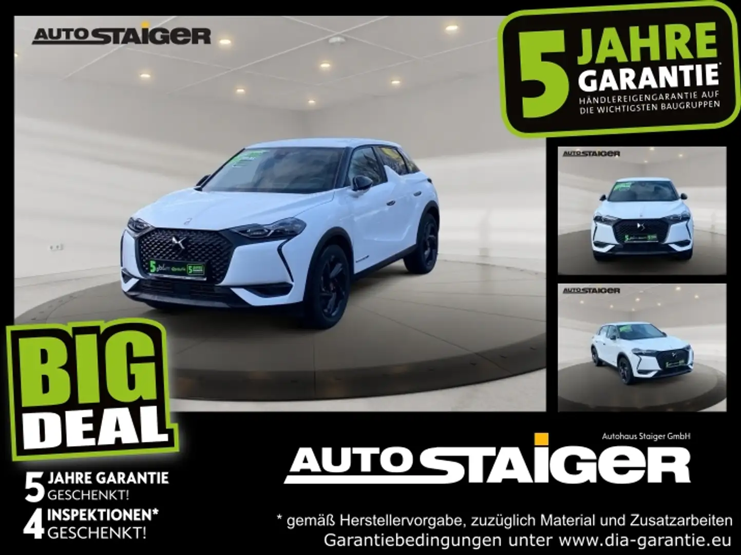 DS Automobiles DS 3 Crossback DS3 Crossback E-Tense Performance Line + Weiß - 1