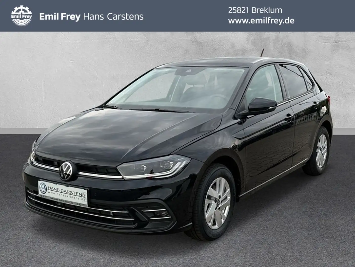 Volkswagen Polo 1,0 TSI Style DSG Klima Sitzheiz. Schwarz - 1