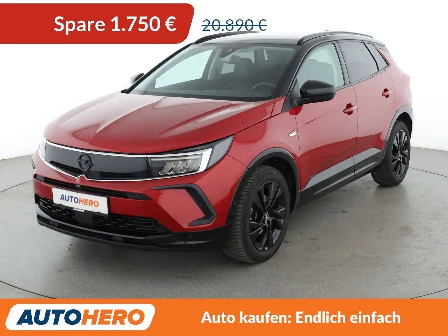Opel Grandland X 1.2 Turbo GS Line Aut.*NAVI*LED*SPUR*PDC*SHZ* Red - 1