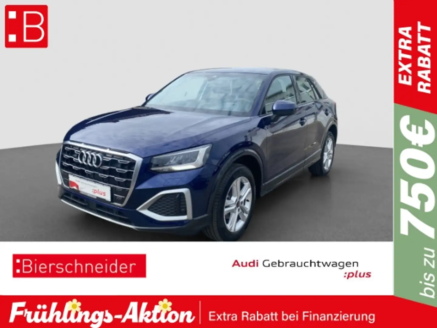 Audi Q2 30 TFSI advanced AHK LED NAVI SHZ VC 5J.GAR Blau - 1