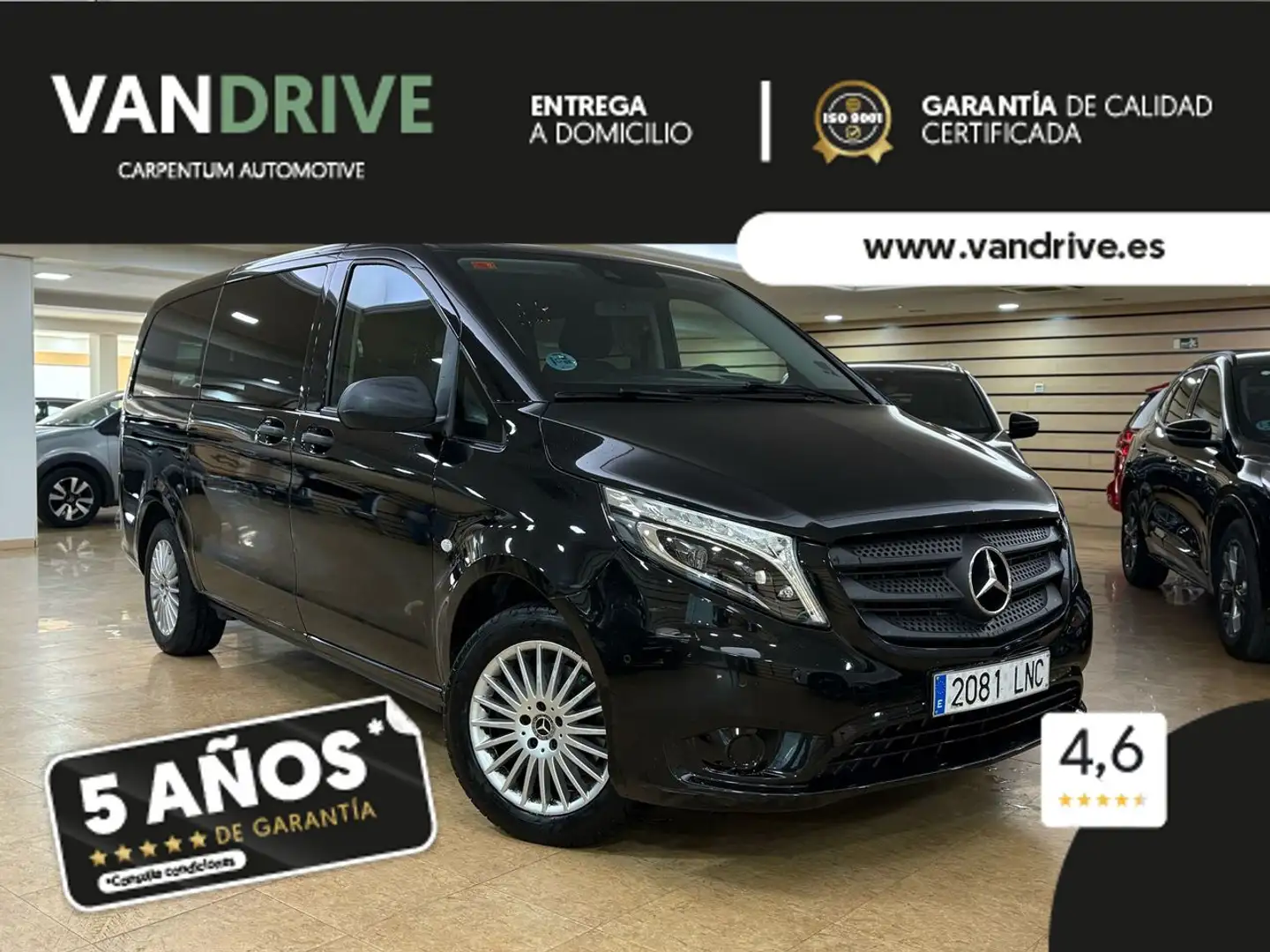 Mercedes-Benz Vito M1 Tourer 116 CDI Pro Larga 9G-Tronic Noir - 1