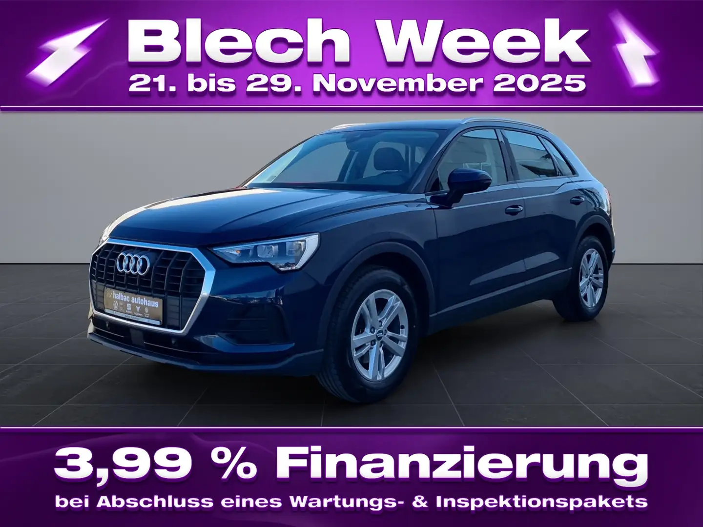 Audi Q3 35 2.0 TDI S-tronic +AHK+NAVI+PDC+SHZ+CLIMATR+ Blau - 1