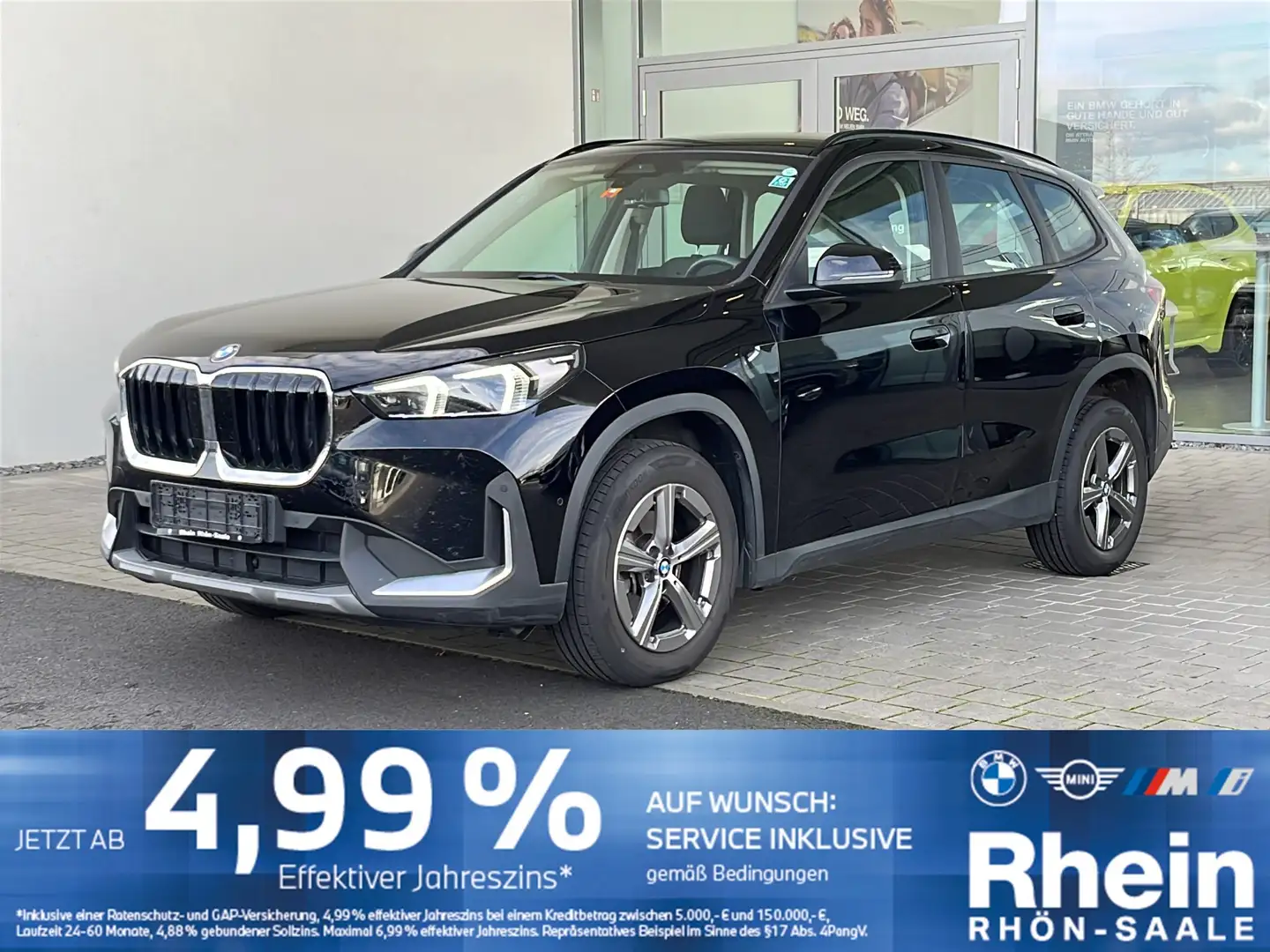BMW X1 sDrive18d LED.Komfort.ParkA.DAB.SH.Navi.Alarm Schwarz - 1