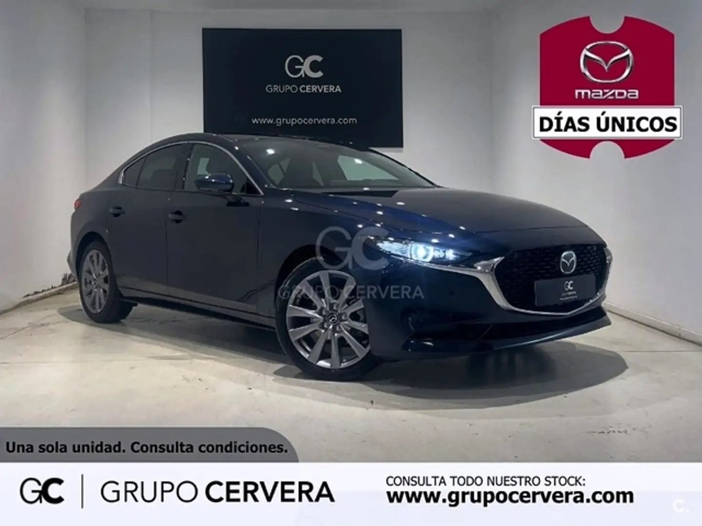 Mazda 3 Sedán 2.5 e-Skyactiv-G Exclusive-line Aut. 103kW Azul - 1