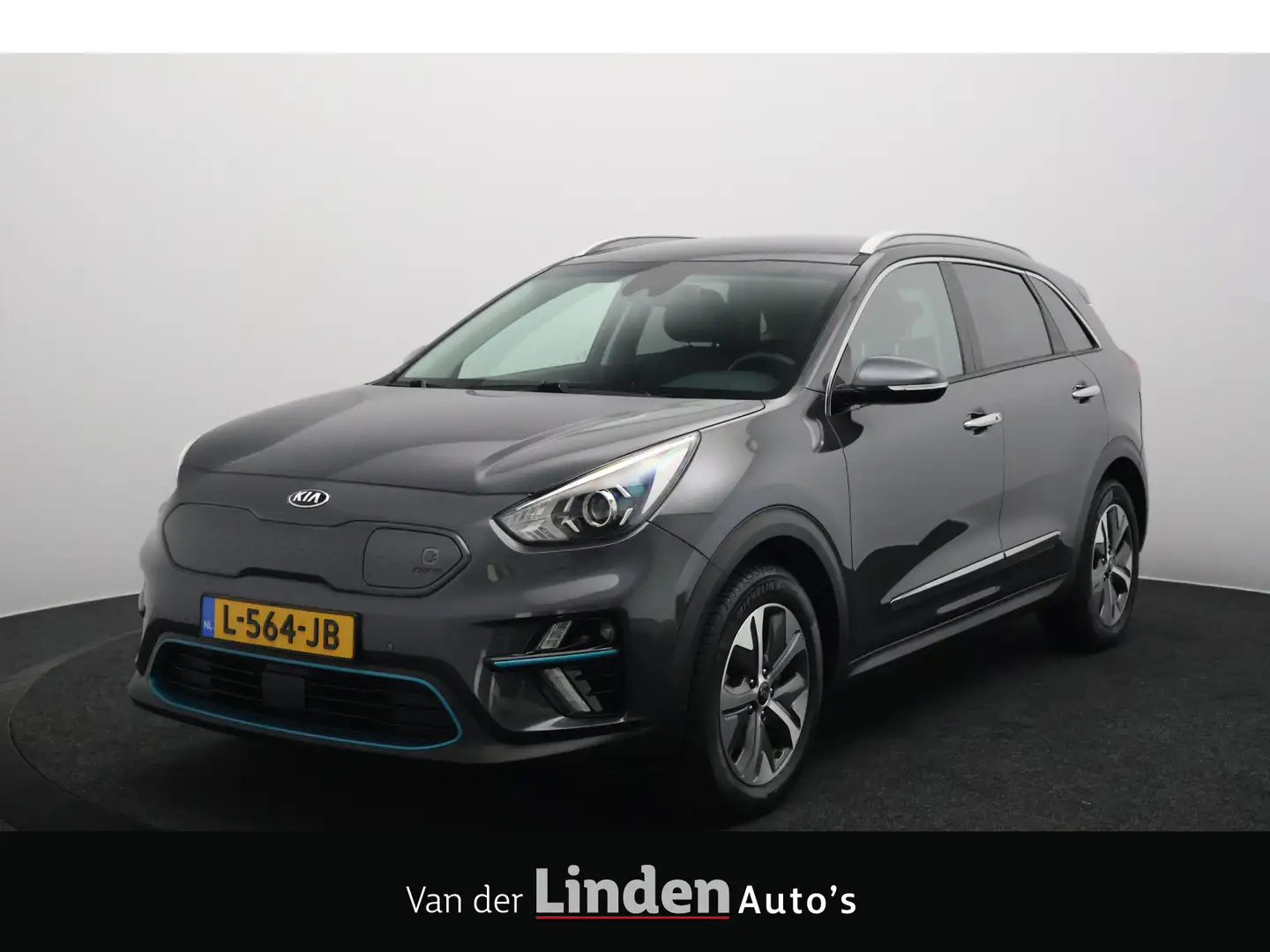 Kia e-Niro DynamicLine 64 kWh SOH 96,6% 3-Fase | Camera | Car Gris - 1