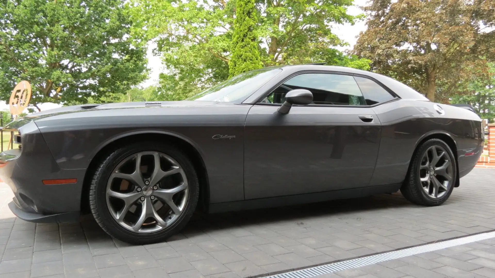 Dodge Challenger 5,7 V8 HEMI RT/SCATPAC/ALPINE/20 ZOLL Gris - 1