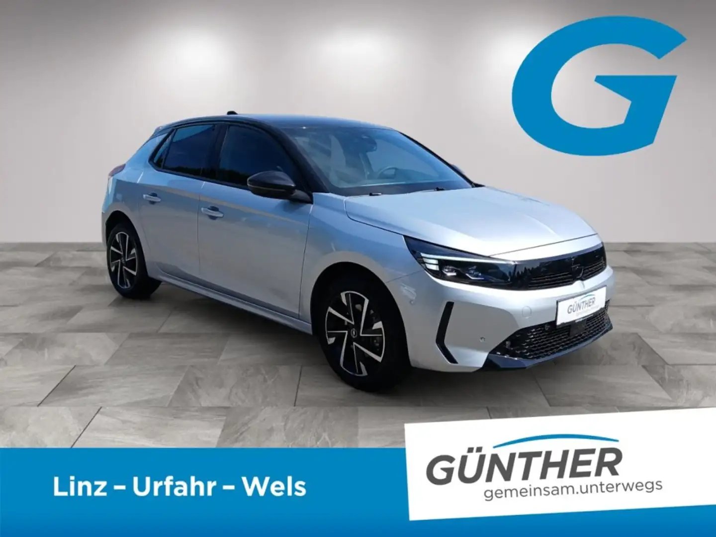 Opel Corsa GS 1.2  Direct Injection Turbo Silber - 2