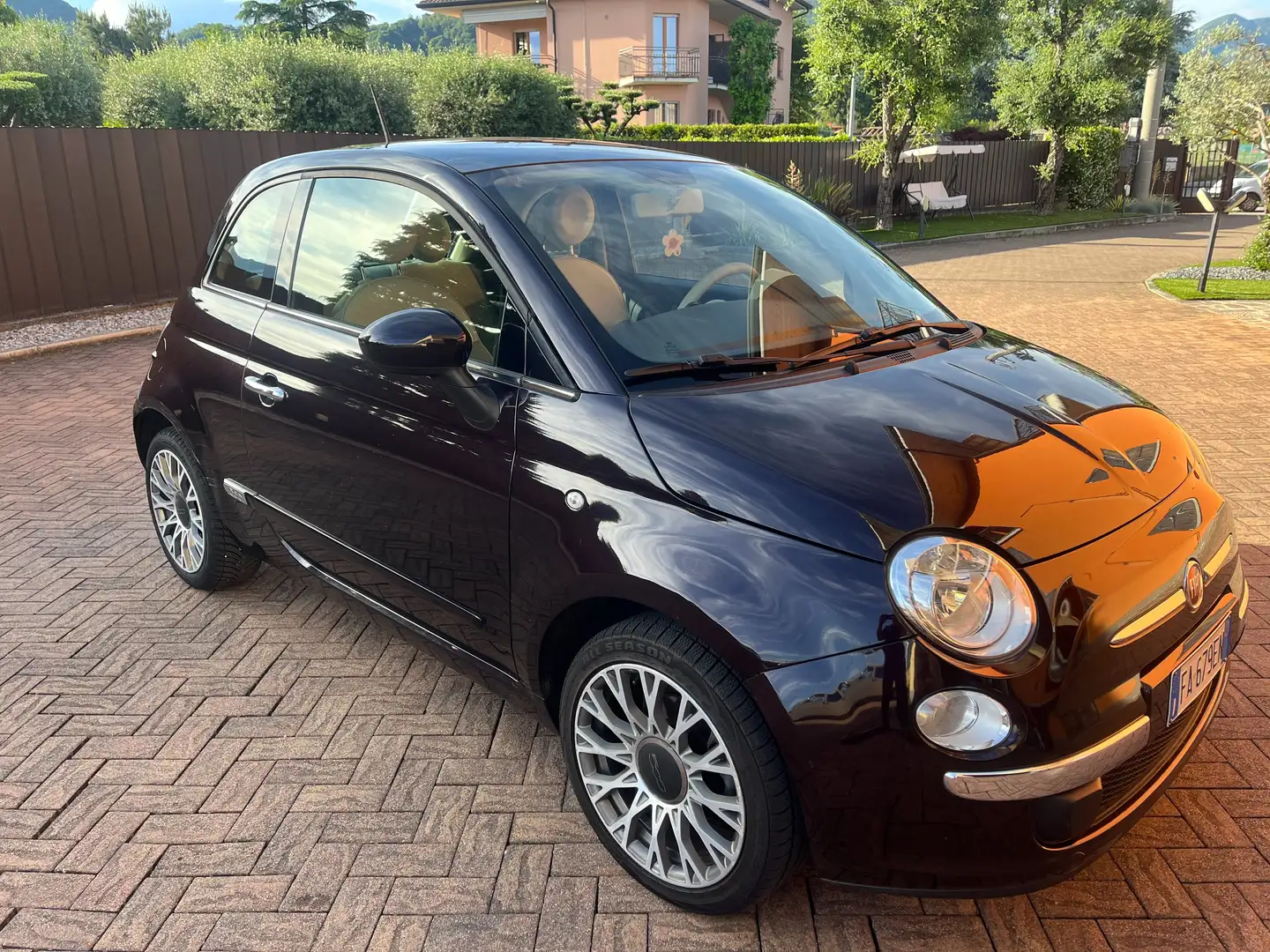 Fiat 500 500 1.2 Lounge 69cv my14 Mauve - 1