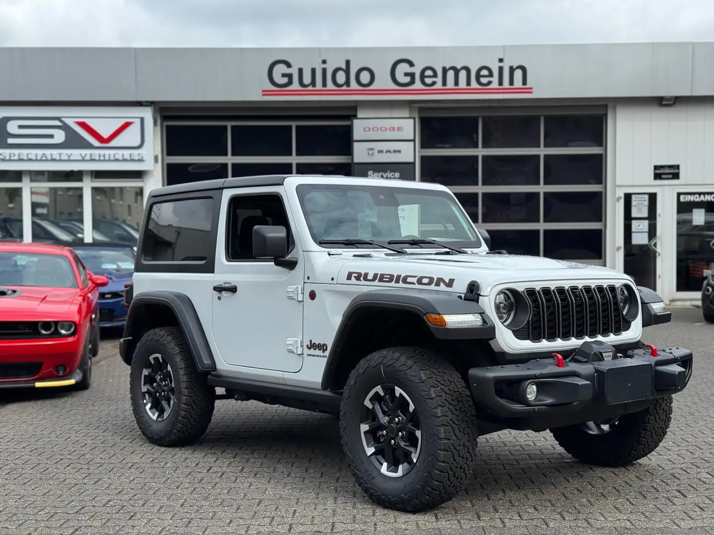 Jeep Wrangler 3.6l V6 Automatik Rubicon +Stahlstoßstange +Seilwi Blanc - 1