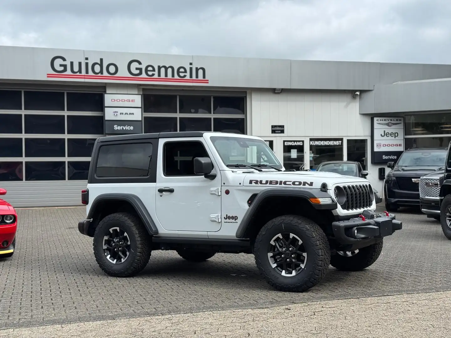 Jeep Wrangler 3.6l V6 Automatik Rubicon +Stahlstoßstange +Seilwi Blanc - 2