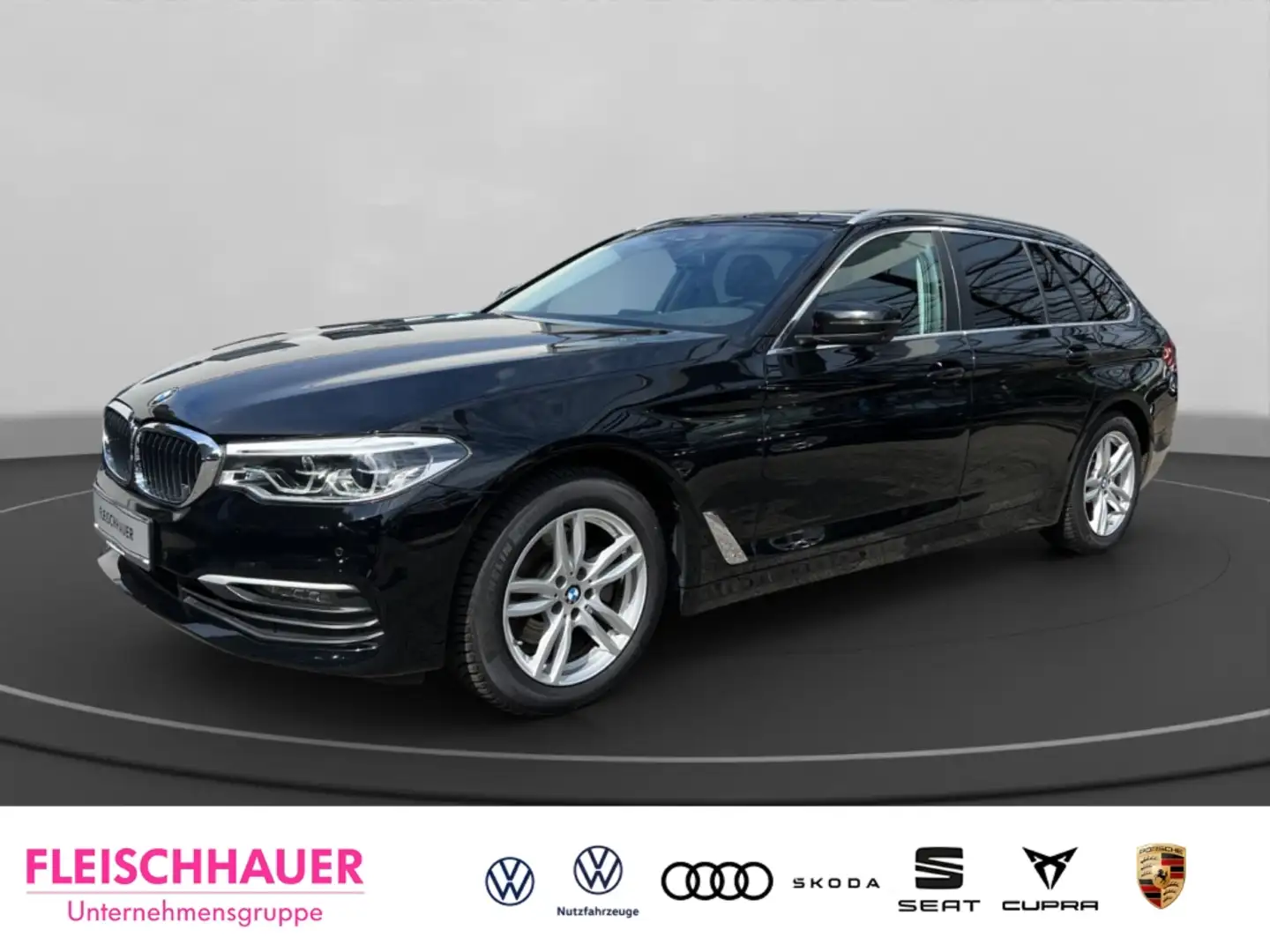 BMW 520 Touring Park-Assistent Luftfederung AHK Navi Digit Noir - 1