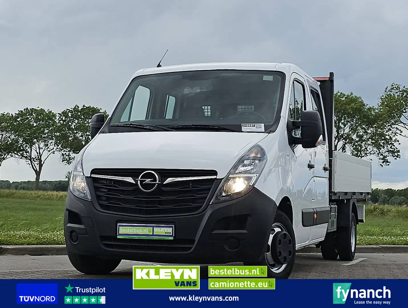 Opel Movano 2.3 DUB.CAB Open-Laadbak Blanc - 1