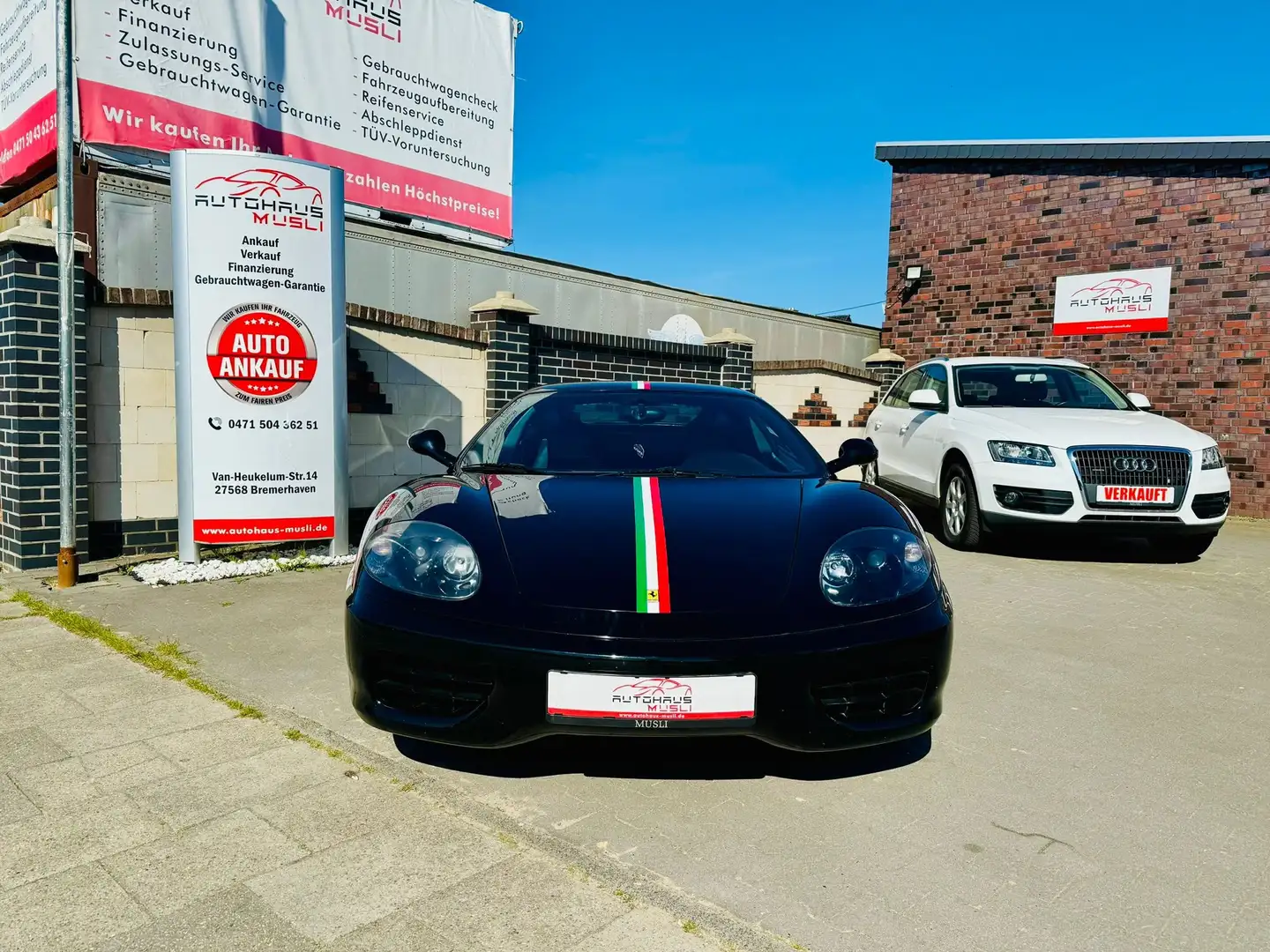 Ferrari 360 Modena * 400 PS * F1 * V8 * Zahnriemen NEU * Negro - 2