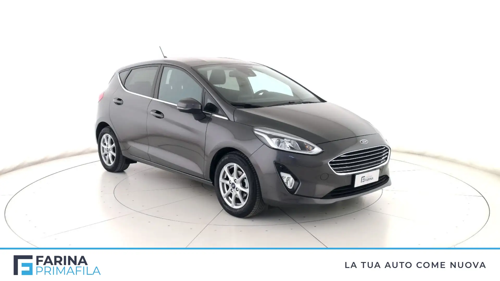 Ford Fiesta 5 Porte 1.0 EcoBoost Hybrid Titanium Grigio - 2