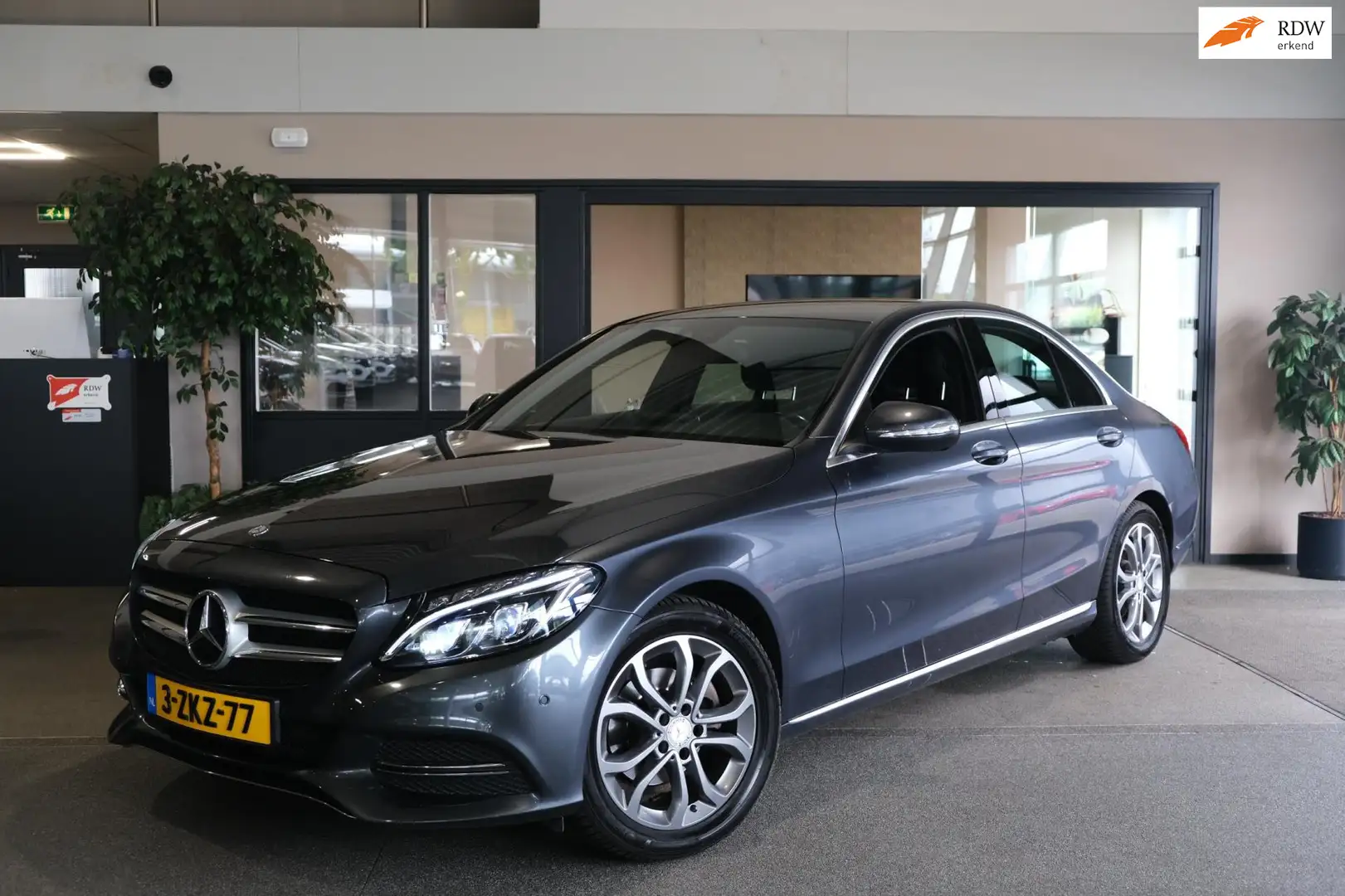 Mercedes-Benz C 200 CDI Prestige AUT Led Cam Navi Cruise Grijs - 1