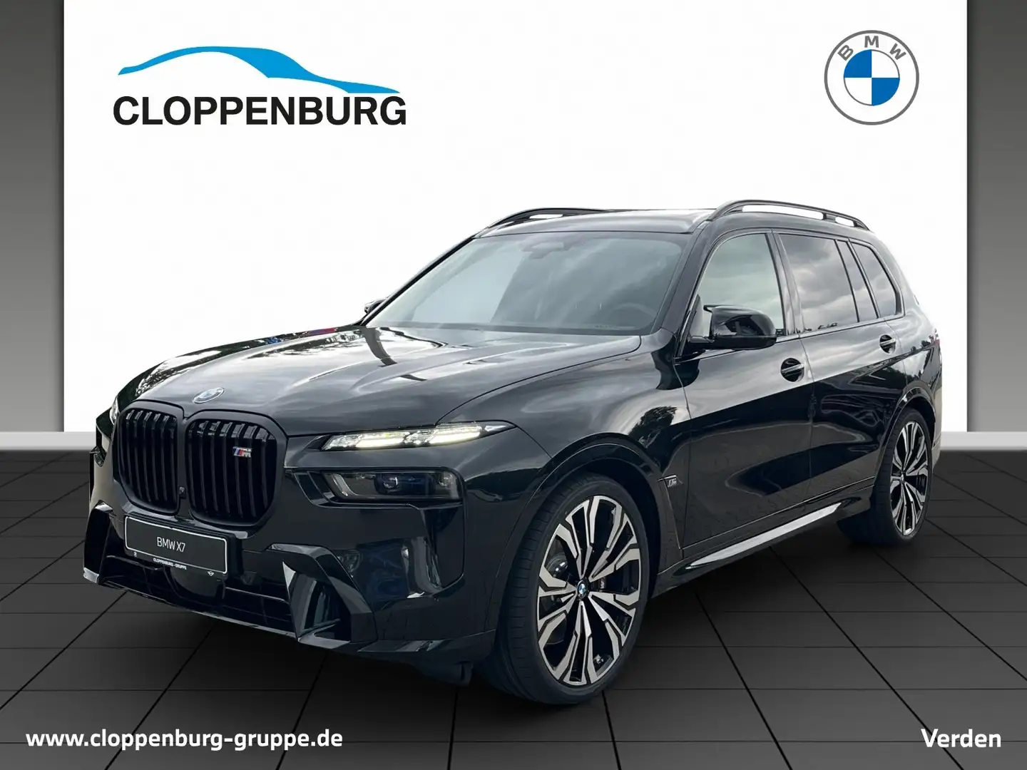 BMW X7 M 60i M Sportpaket Head-Up+AHK UPE: 166.670€ Чёрный - 1
