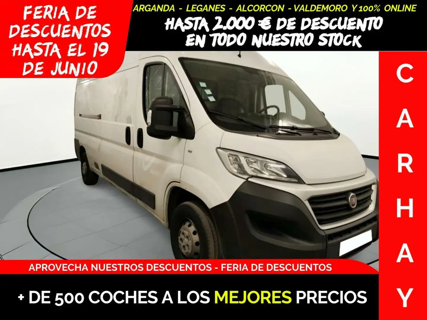 Fiat Ducato 2.0 Mjet L3H2 (EU6) Blanc - 1