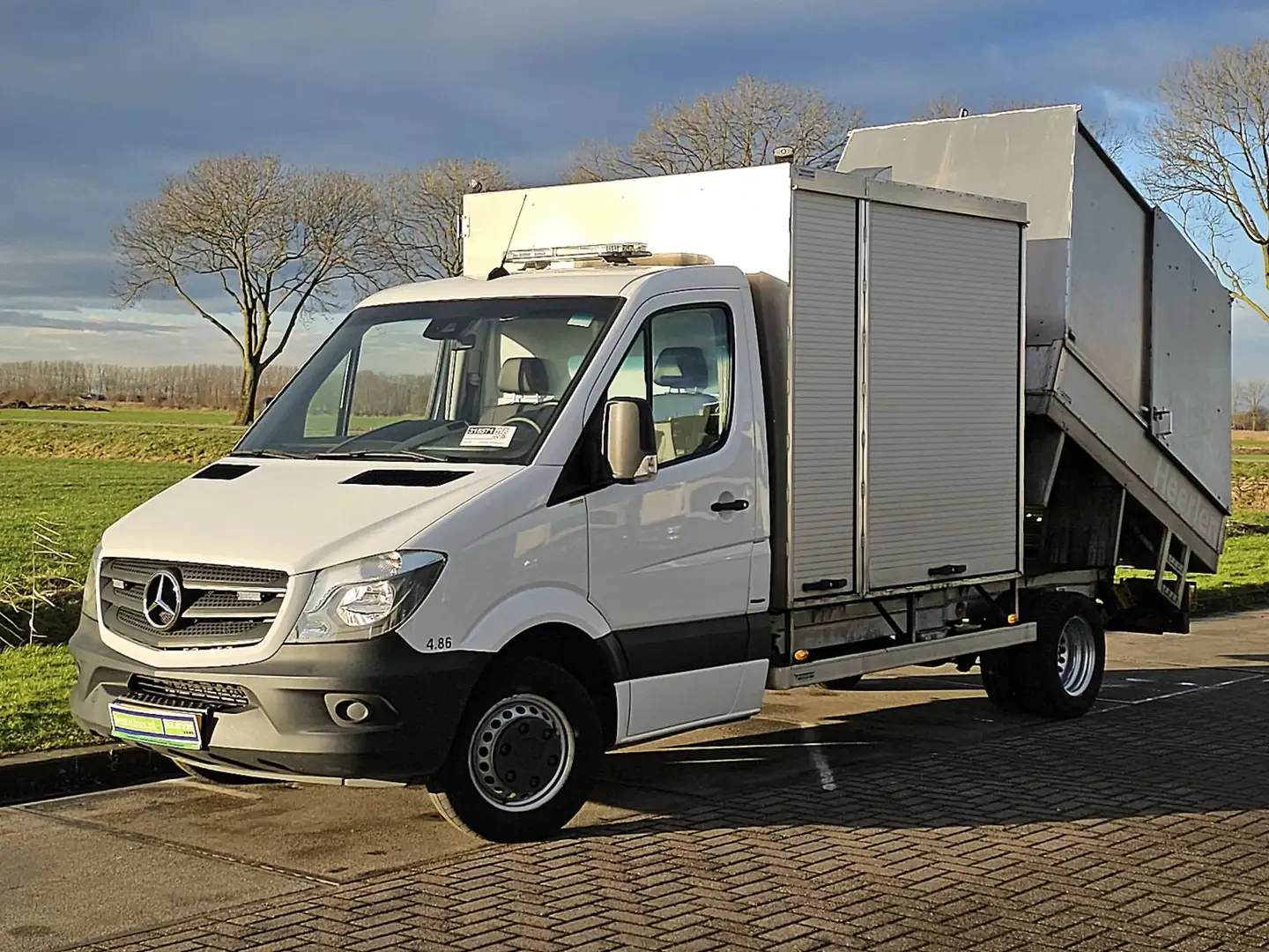 Mercedes-Benz Sprinter 516 KIPPER EURO6 Wit - 2