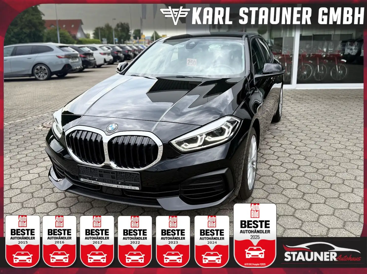 BMW 116 i Limousine PDC LED-SCHEINWERFER NAVI Schwarz - 1