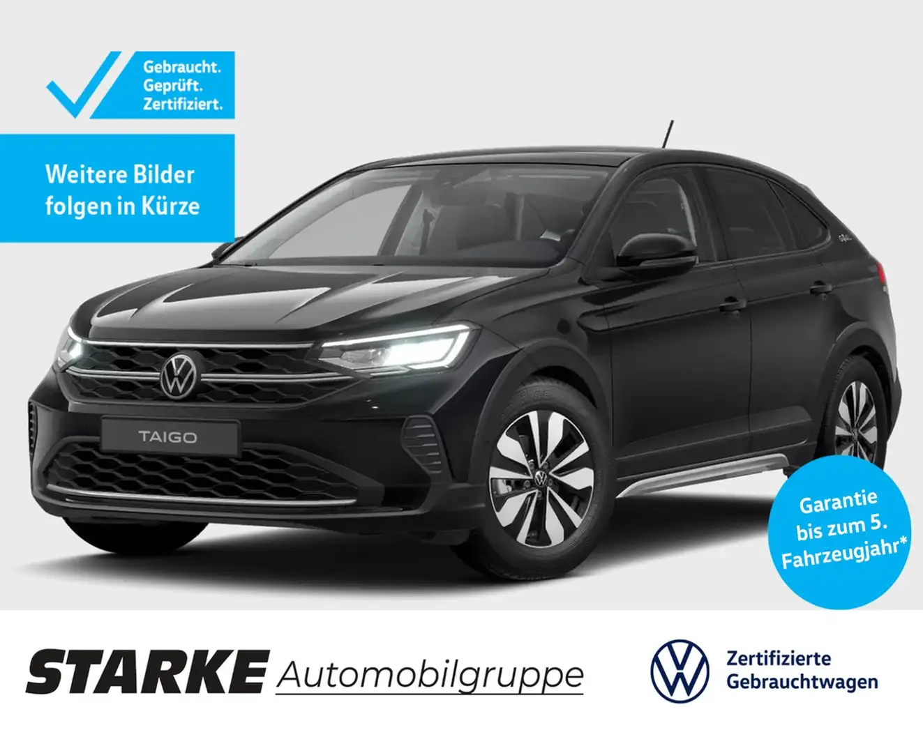 Volkswagen Taigo 1.5 TSI DSG Goal Zwart - 1